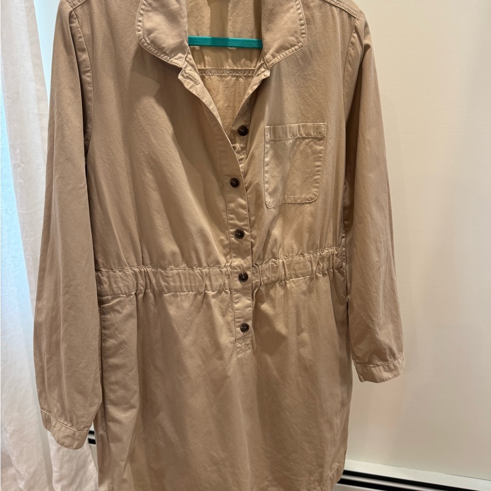 J. Crew Tan Shirt Dress